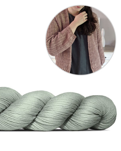 Cervion Cardigan | casual jacket made from Cheeky Merino Joy by Rosy Green Wool