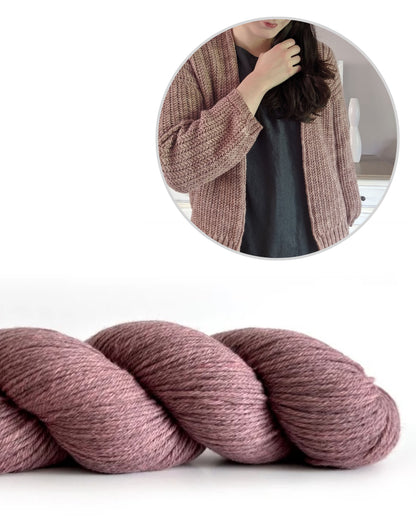 Cervion Cardigan | casual jacket made from Cheeky Merino Joy by Rosy Green Wool