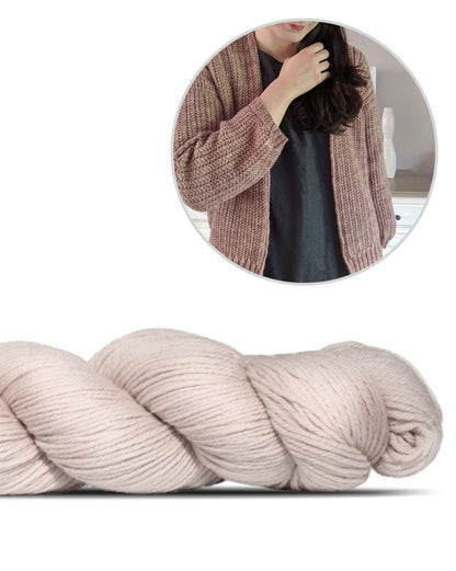 Cervion Cardigan | casual jacket made from Cheeky Merino Joy by Rosy Green Wool
