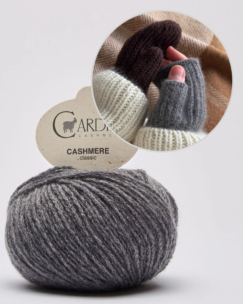 Chantal Mittens | zart und weich aus Classic Cashmere von Cardiff