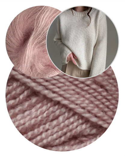 Moreca Knit Chantal Sweater mit Wild & Soft und Kid Seta von Gepard Garn 12
