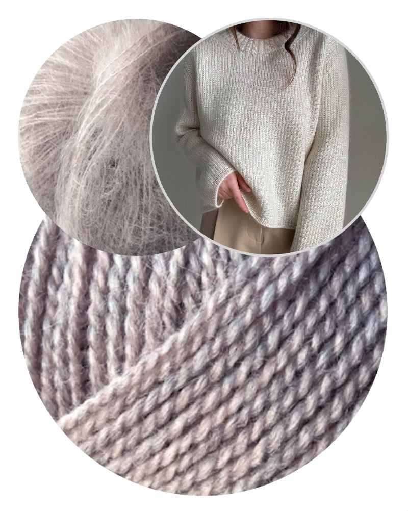 Moreca Knit Chantal Sweater mit Wild & Soft und Kid Seta von Gepard Garn 13