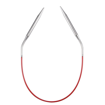 Aiguille circulaire Knit Red Acier inoxydable - 23 à 100 cm