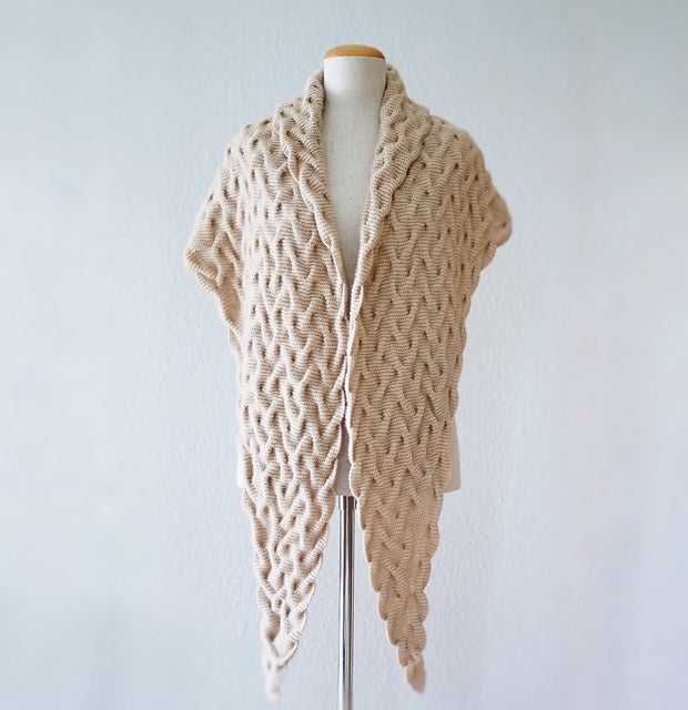 ChrisBerlin Focaccia Shawl mit Bio Cashmere 6/28 von Pascuali 2