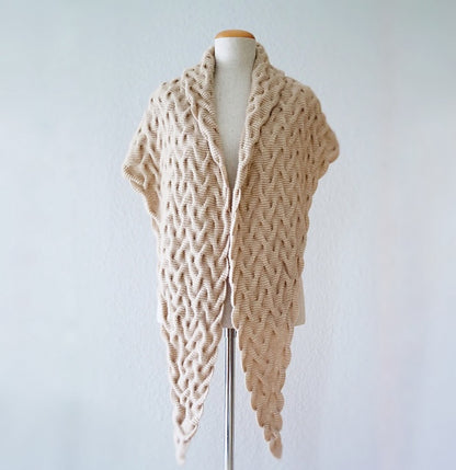 ChrisBerlin Focaccia Shawl mit Bio Cashmere 6/28 von Pascuali 2