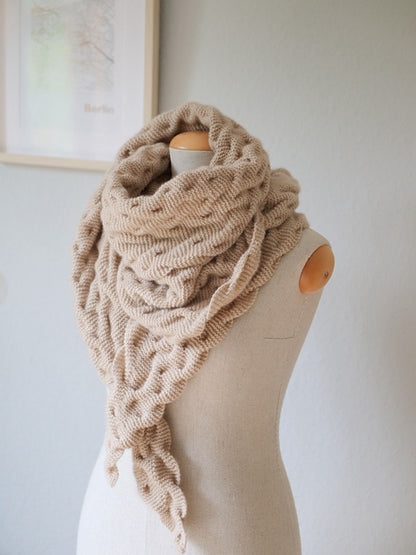 ChrisBerlin Focaccia Shawl mit Bio Cashmere 6/28 von Pascuali 4
