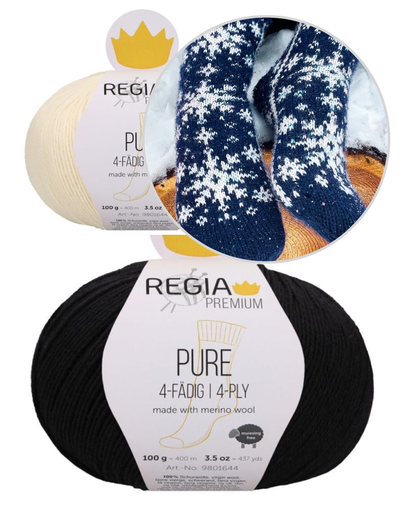 Christmas Eve Socks von Stone Knits mit Pure Premium von Regia 3