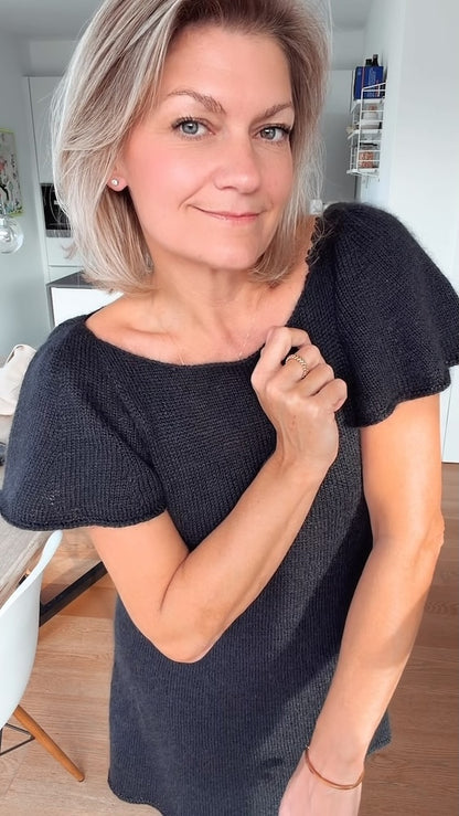 Whisper Dress | seidig zartes Kleid aus Pinta und Mohair Bliss von Pascuali