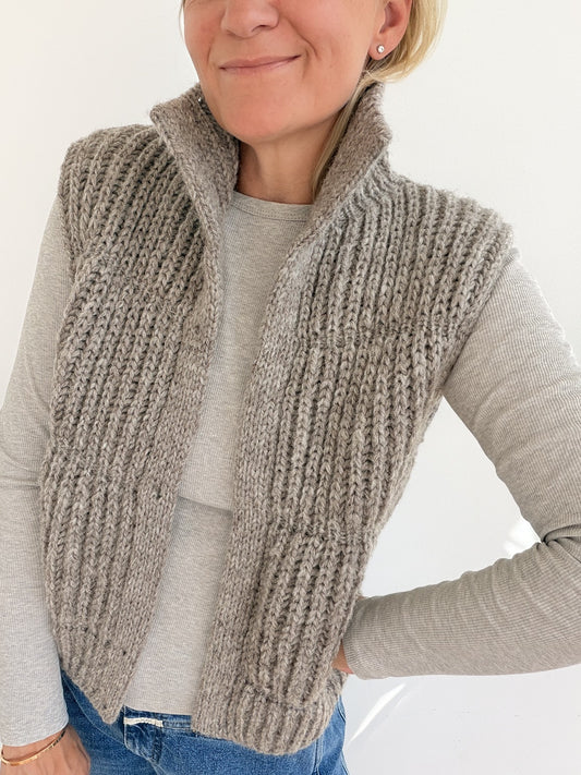 Puffer-vest | kohev vest Sandnes Garni Fritidsgarnist