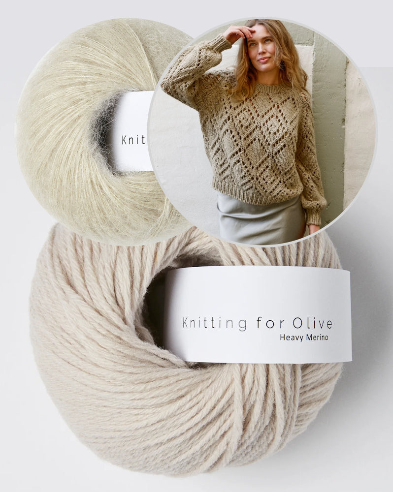 Clotilde Sweater von Knitting for Olive mit Heavy Merino und Soft Silk Mohair 13