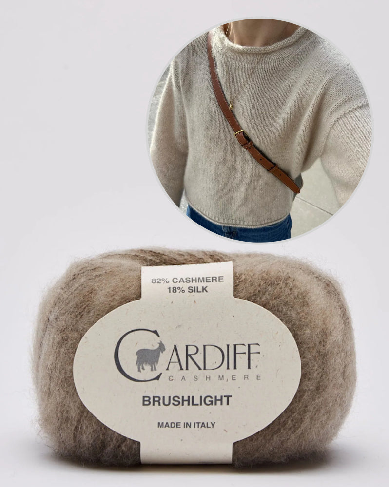 PetiteKnit Cloud Blouse mit Bruschlight von Cardiff Cashmere 6