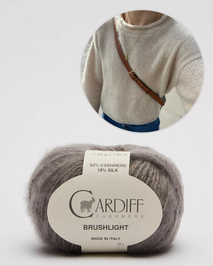 PetiteKnit Cloud Blouse mit Bruschlight von Cardiff Cashmere 7