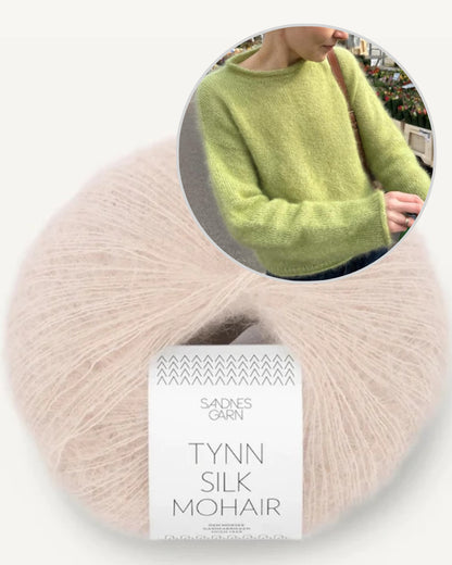 Cloud Blouse | pour le printemps en Tynn Silk Mohair de Sandnes Garn