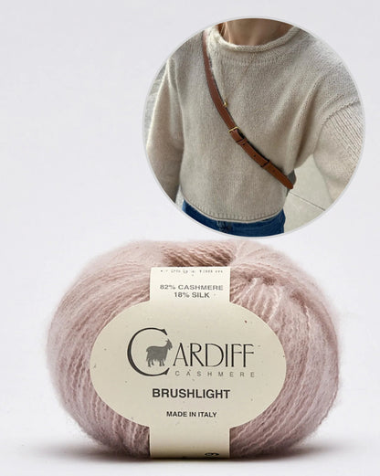 PetiteKnit Cloud Blouse mit Bruschlight von Cardiff Cashmere 5