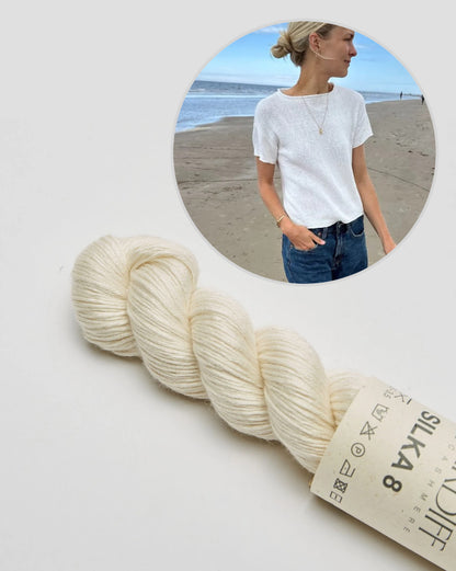 Cloud Tee - Silka Edition | schimmernd und super weich aus Silka von Cardiff Cashmere