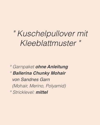 Cloveri kampsun | kerge ja pehme kampsun Sandnes Garni Ballerina Chunky Mohairist
