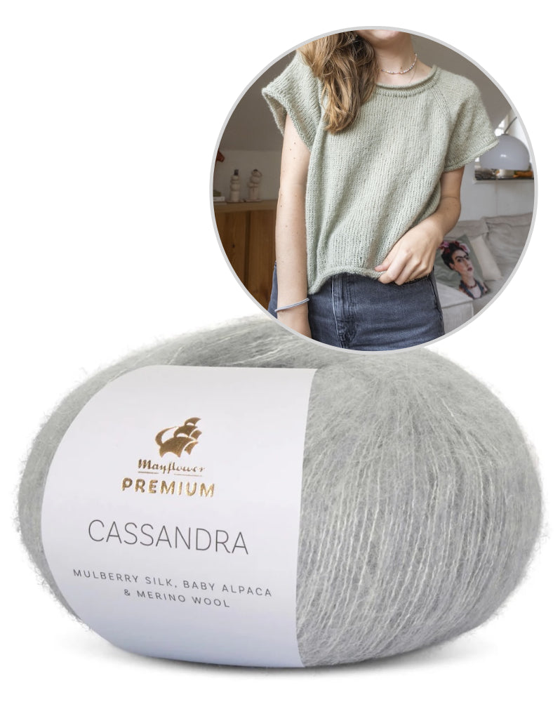 Community KAL Shirt | hauchzartes Shirt aus Cassandra von Mayflower Denmark