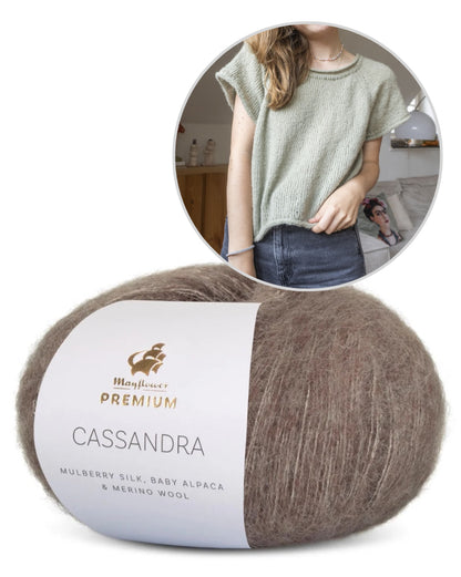 Community KAL Shirt | hauchzartes Shirt aus Cassandra von Mayflower Denmark
