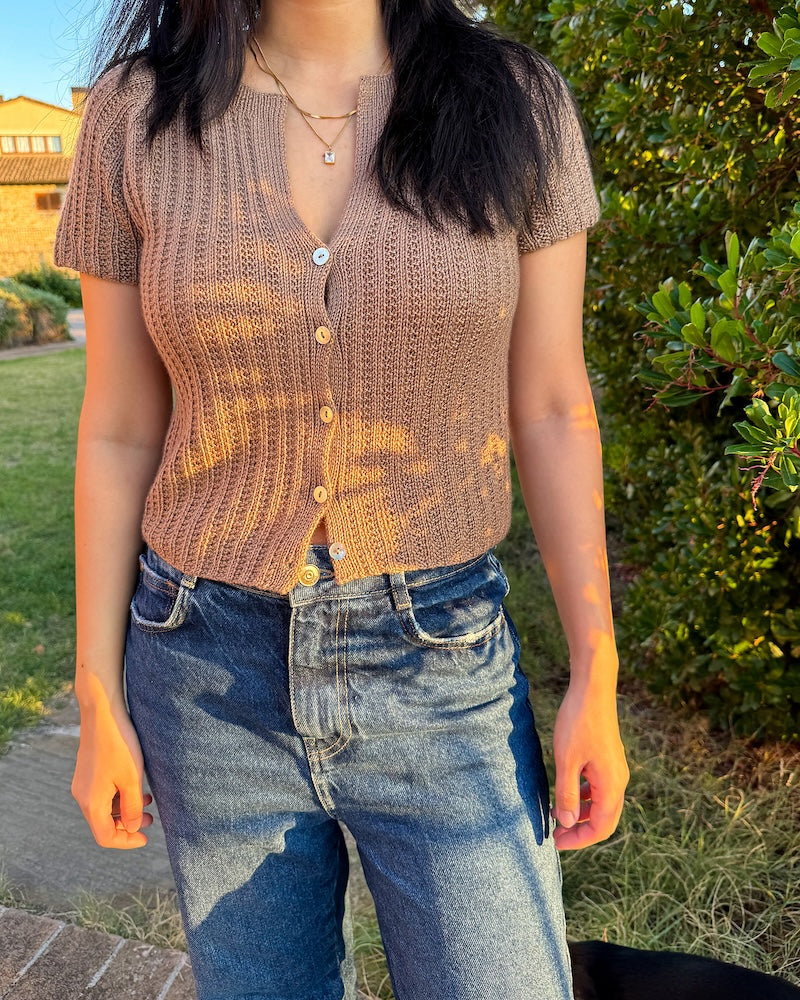 Cookie the Knitter Umbria Summer Top mit Pure Silk von Knitting for Olive 5