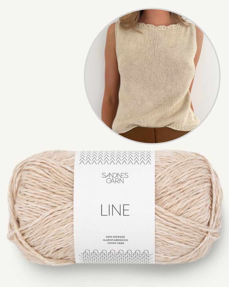 LeKnit Cora Top mit Line von Sandnes Garn 12
