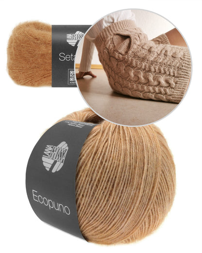 Cozy Cable Shorts von Ann-Kathrin Stoll mit Ecopuno und Setasuri von Lana Grossa 11