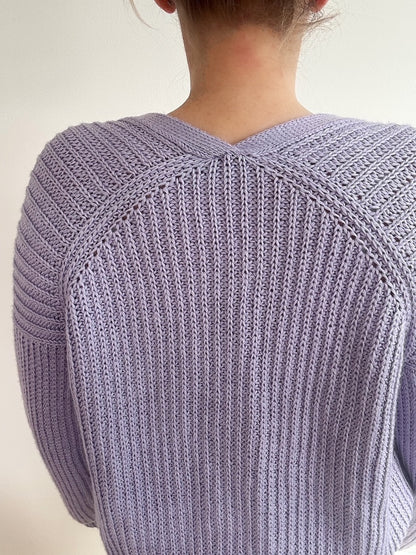 Katie Cardigan | classique en demi-côtes avec la Pinta de Pascuali