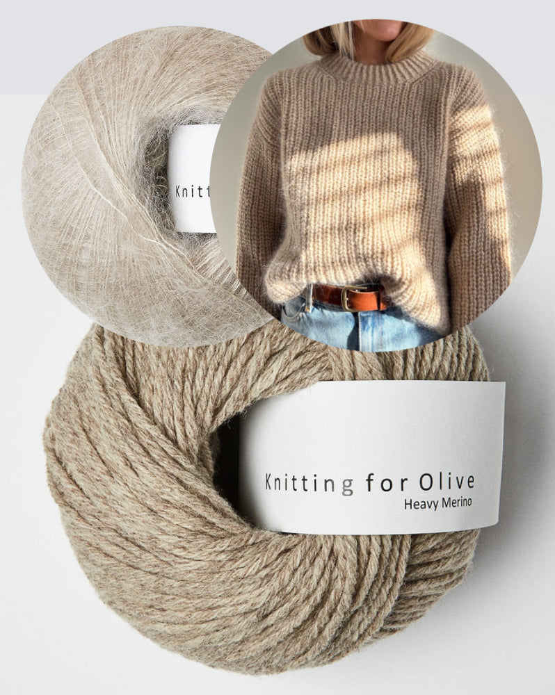 Coco Amour Knitwear Cramond Sweater mit Heavy Merino und Soft Silk Mohair von Knitting for Olive 11