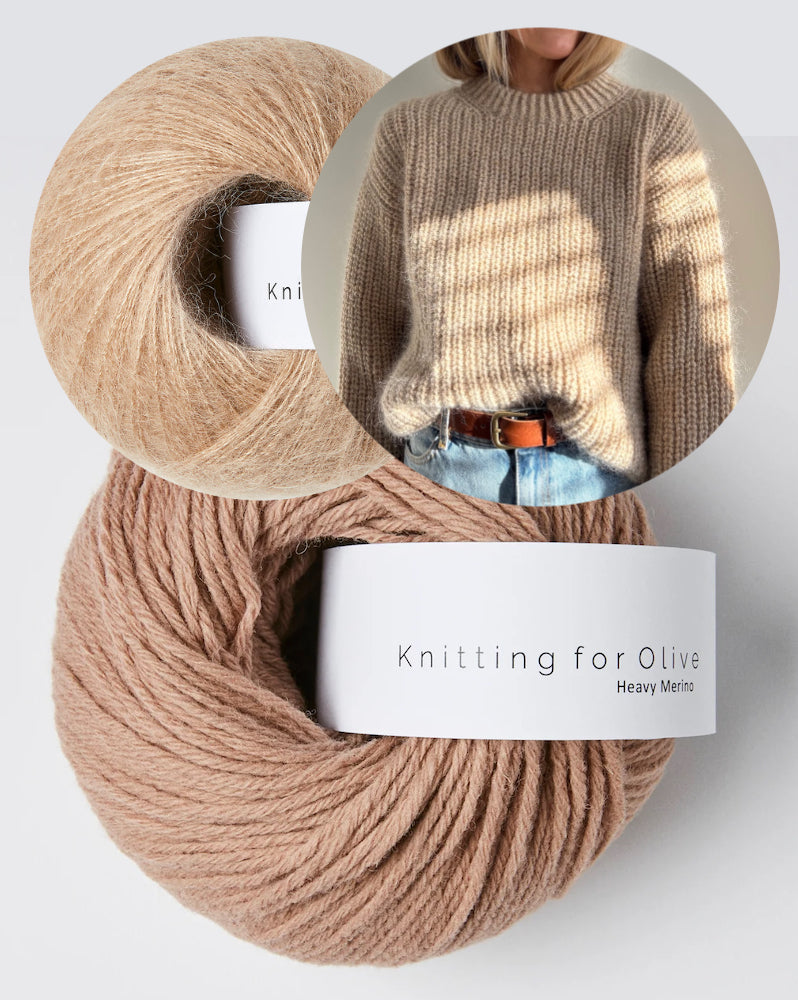 Coco Amour Knitwear Cramond Sweater mit Heavy Merino und Soft Silk Mohair von Knitting for Olive 10