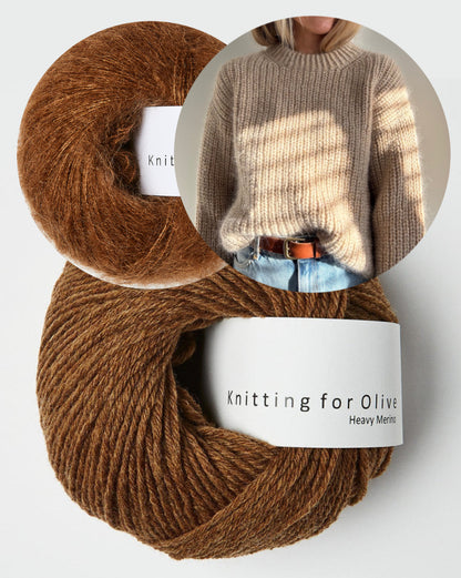 Coco Amour Knitwear Cramond Sweater mit Heavy Merino und Soft Silk Mohair von Knitting for Olive 8