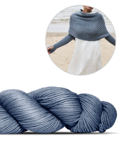 Crossway Wrap | Ärmelsall Cheeky Merino Joy lõngast, tootjalt Rosy Green Wool