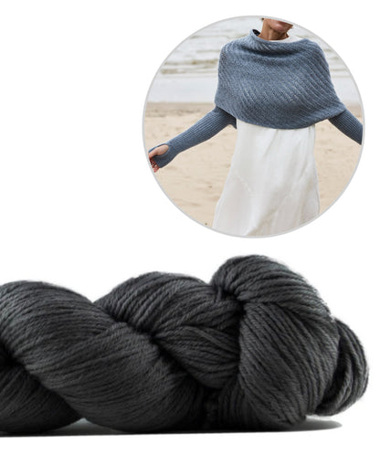 Crossway Wrap | Ärmelsall Cheeky Merino Joy lõngast, tootjalt Rosy Green Wool