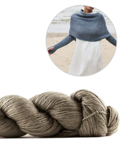 Crossway Wrap | Ärmelsall Cheeky Merino Joy lõngast, tootjalt Rosy Green Wool