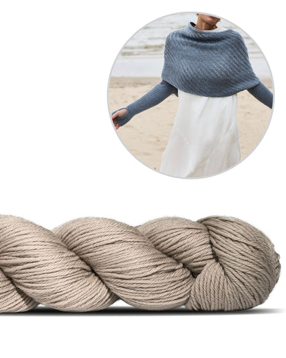 Crossway Wrap | Ärmelsall Cheeky Merino Joy lõngast, tootjalt Rosy Green Wool