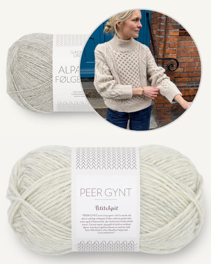 Dagmar Sweater | classic cable pattern from Peer Gynt and Alpakka Folgetrad