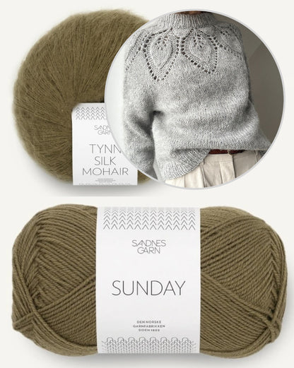 Dahlia Sweater von LeKnit mit Sunday und Tynn Silk Mohair von Sandnes Garn 14