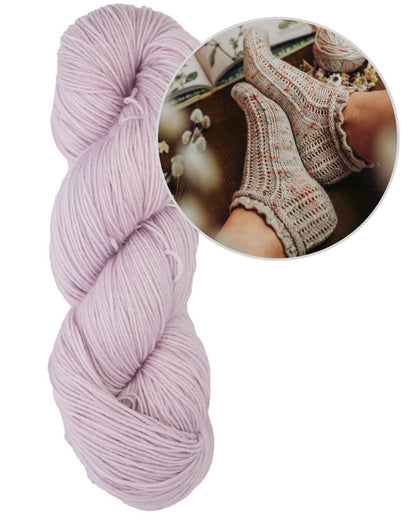 Daisy Lace Socks | zart und romantisch aus Terra von Symfonie Yarns
