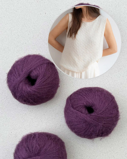 Dandelion Whiff Top | leichtes Muster aus Suave von Pascuali
