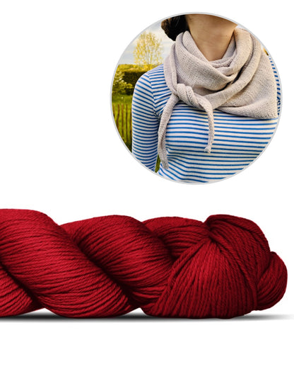 Das einfachste Tuch der Welt | lässig weich aus Cheeky Merino Joy von Rosy Green Wool