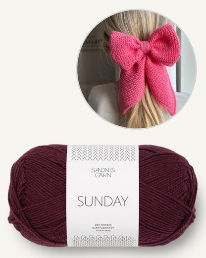 December Bow | bezaubernde Schleife aus Sunday von Sandnes Garn