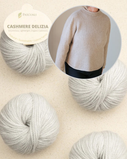 Delizia Sweater | luxueusement sobre en cachemire Delizia de Pascuali