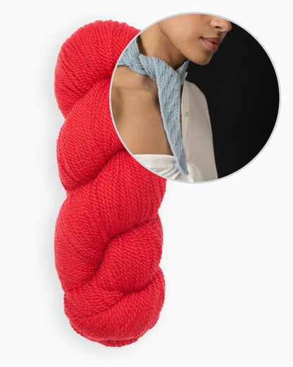 Dern-huivi | pehmeä minihuivi Woolfolkin Tynd-langasta