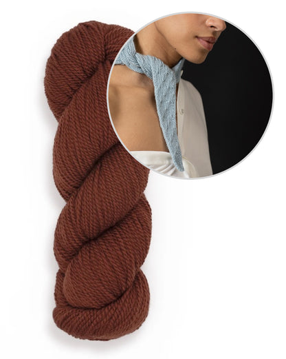 Dern-huivi | pehmeä minihuivi Woolfolkin Tynd-langasta