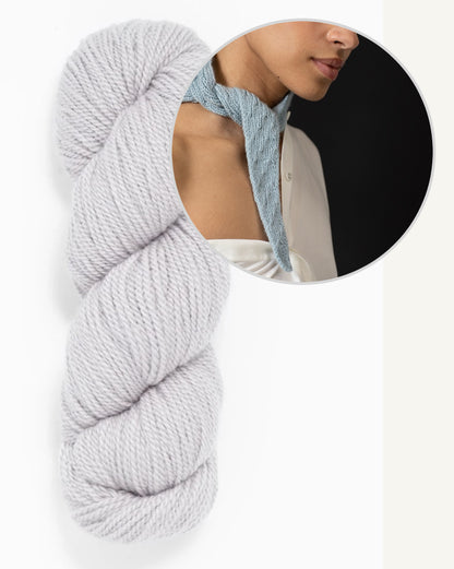 Dern-huivi | pehmeä minihuivi Woolfolkin Tynd-langasta