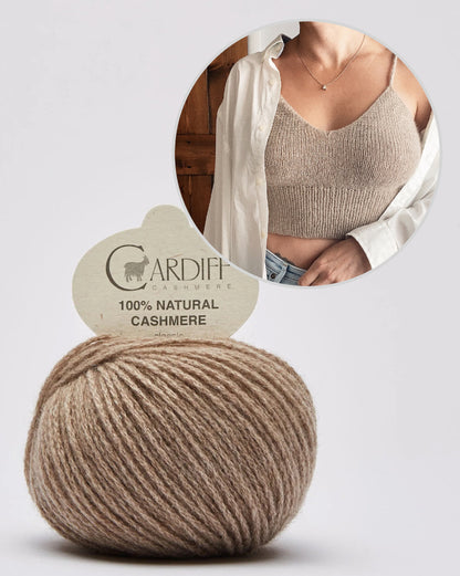 Caidree DK Sugar Boo Bralette mit Classic Cashmere von Cardiff 7