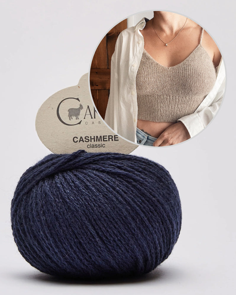 Caidree DK Sugar Boo Bralette mit Classic Cashmere von Cardiff 13