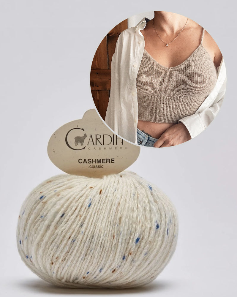 Caidree DK Sugar Boo Bralette mit Classic Cashmere von Cardiff 9