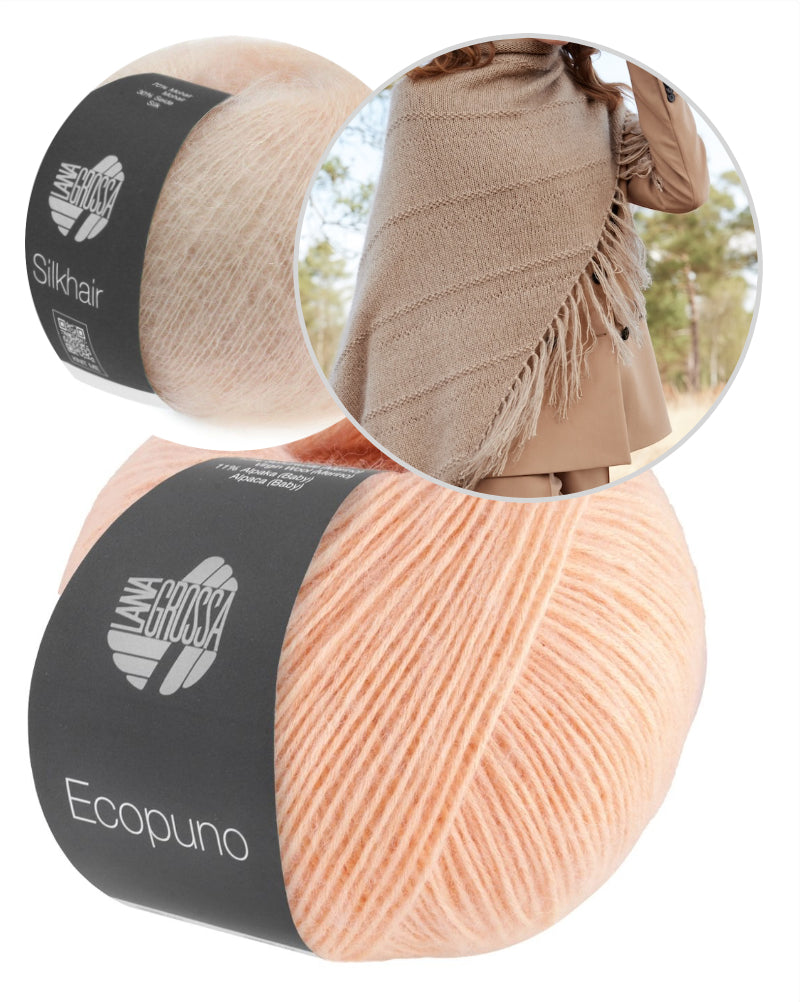 Lana Grossa Dreieckstuch Windhauch mit Ecopuno und Silkhair von Lana Grossa 5