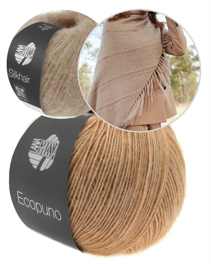 Lana Grossa Dreieckstuch Windhauch mit Ecopuno und Silkhair von Lana Grossa 8