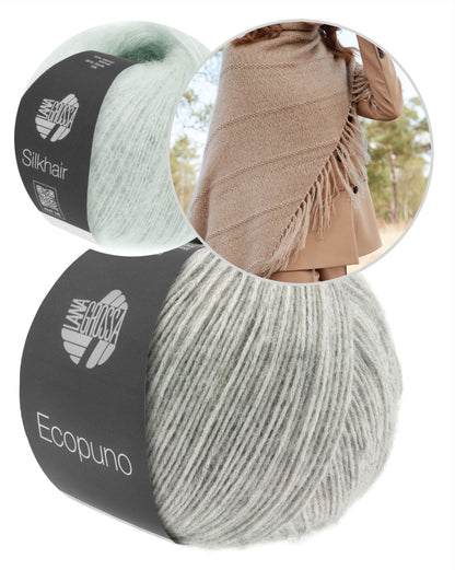 Lana Grossa Dreieckstuch Windhauch mit Ecopuno und Silkhair von Lana Grossa 6