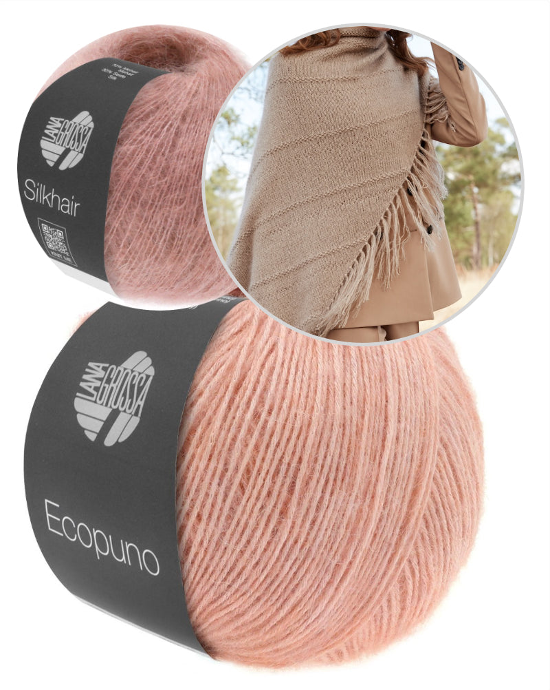 Lana Grossa Dreieckstuch Windhauch mit Ecopuno und Silkhair von Lana Grossa 11